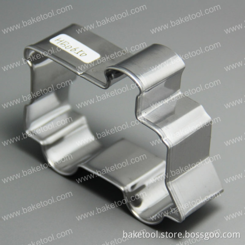 Stainless Steel Bus Shape Cookie Cutter Cake Biscuit Baking Mold
